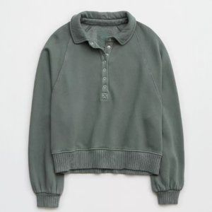 Aerie Quarter Snap Sweatshirt